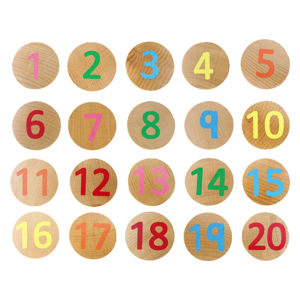 1-20 Numbers Matching Game - The Freckled Frog - Sticks & Stones Education