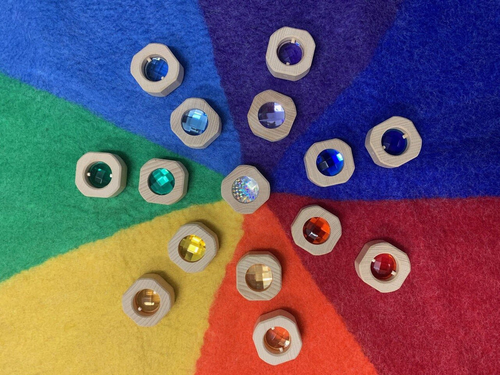 Bitcoin Rainbow- Set of 15 - Papoose Toys - Sticks & Stones Education
