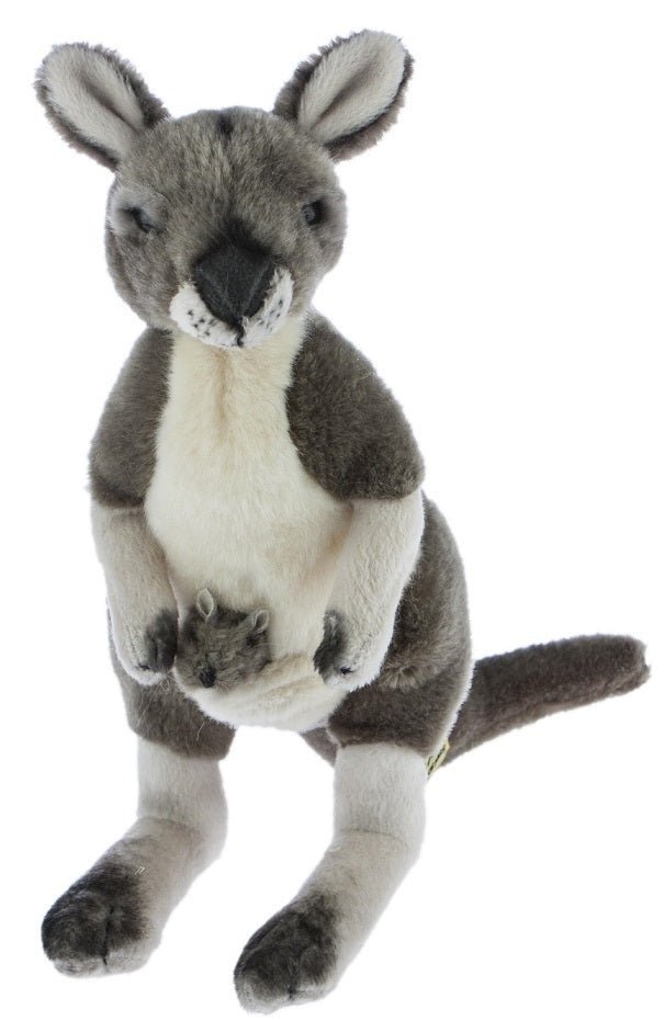 Grey Kangaroo || Bocchetta - Bocchetta Plush Toys - Sticks & Stones Education