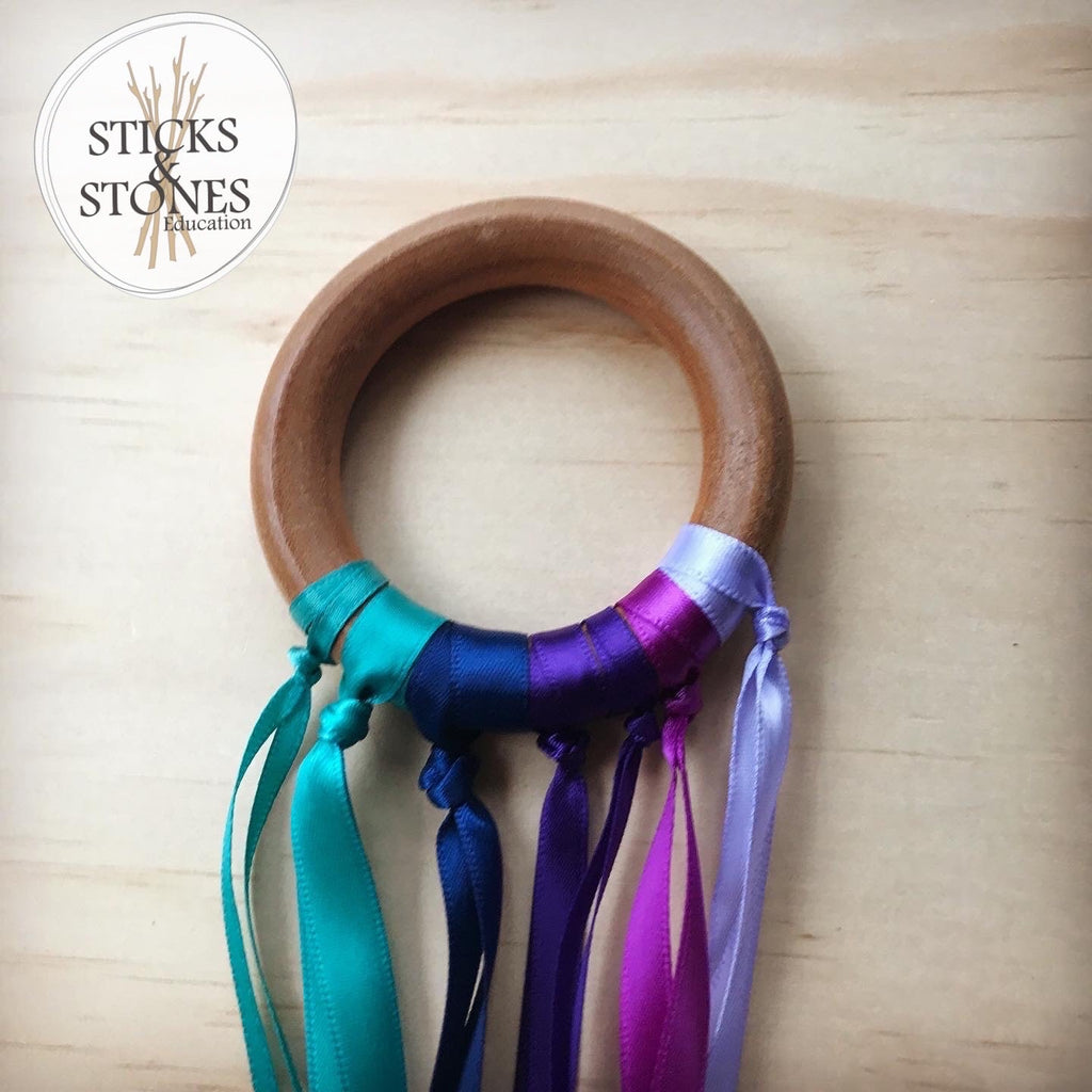Mermaid Tail Dancing Ribbon Ring - Sticks & Stones Education - Sticks & Stones Education
