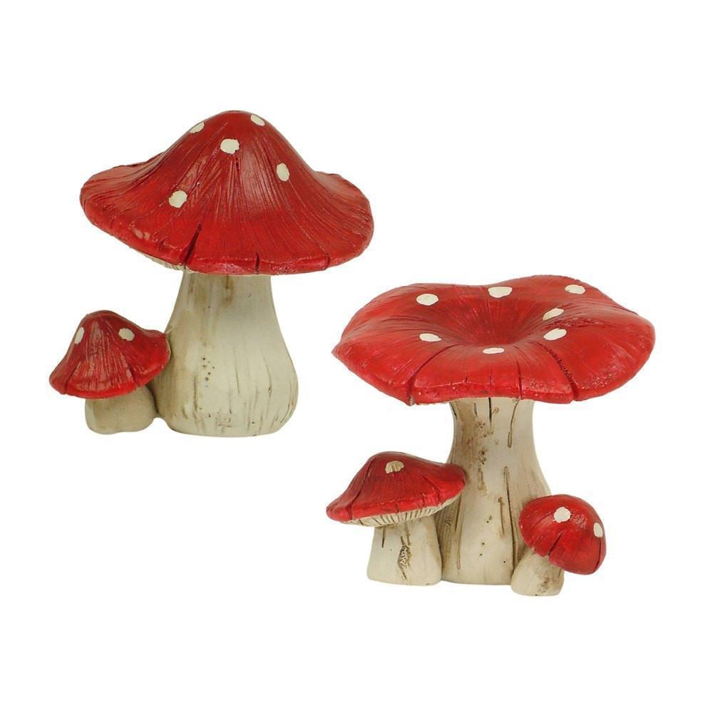 Red Mushroom Toadstool - Set of 2 - Sticks & Stones Education - Sticks & Stones Education