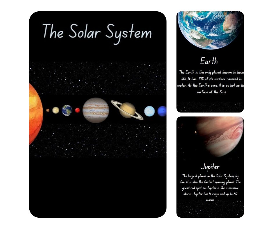 The Solar System Flash Cards - Sticks & Stones Education - Sticks & Stones Education