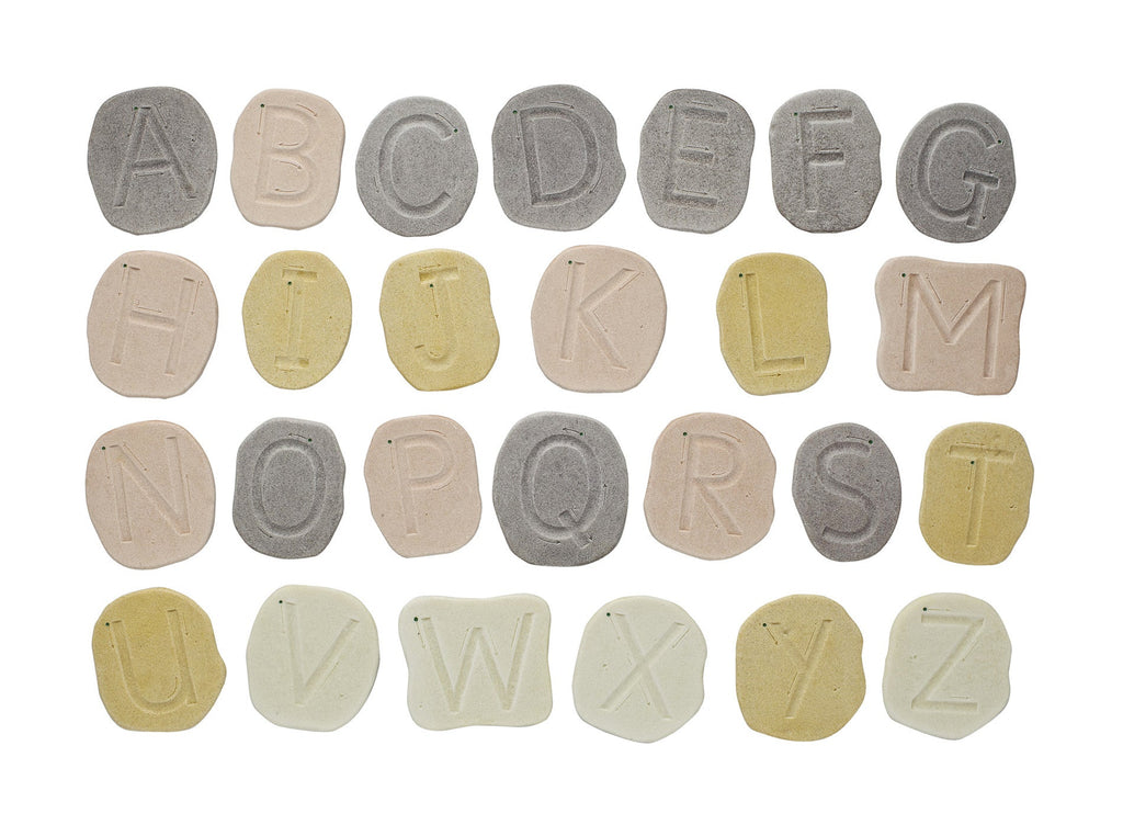 Uppercase Letter Stones || Yellow Door - Yellow Door - Sticks & Stones Education