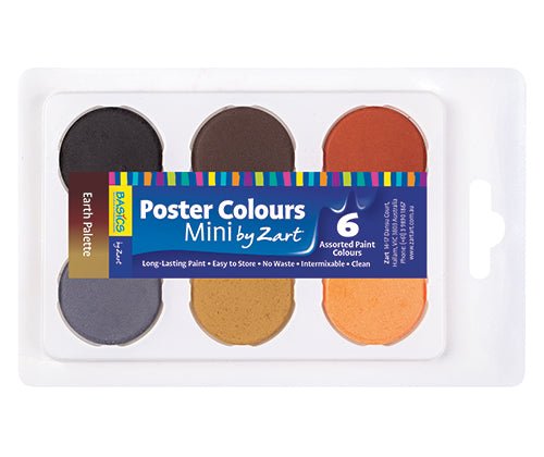 Poster Colours Mini Earth - Zart Art - Sticks & Stones Education