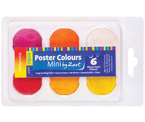 Poster Colours Mini Warm - Zart Art - Sticks & Stones Education