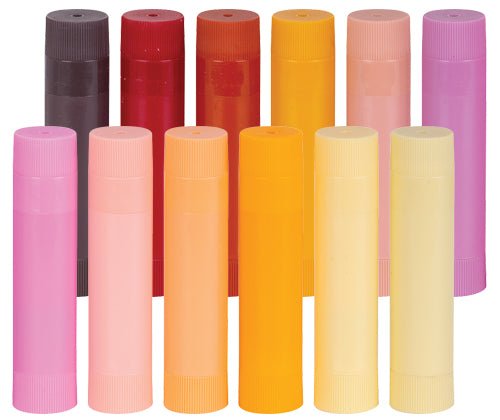 Slicks Paint Sticks || Warm Earth - Set of 12 - Zart Art - Sticks & Stones Education