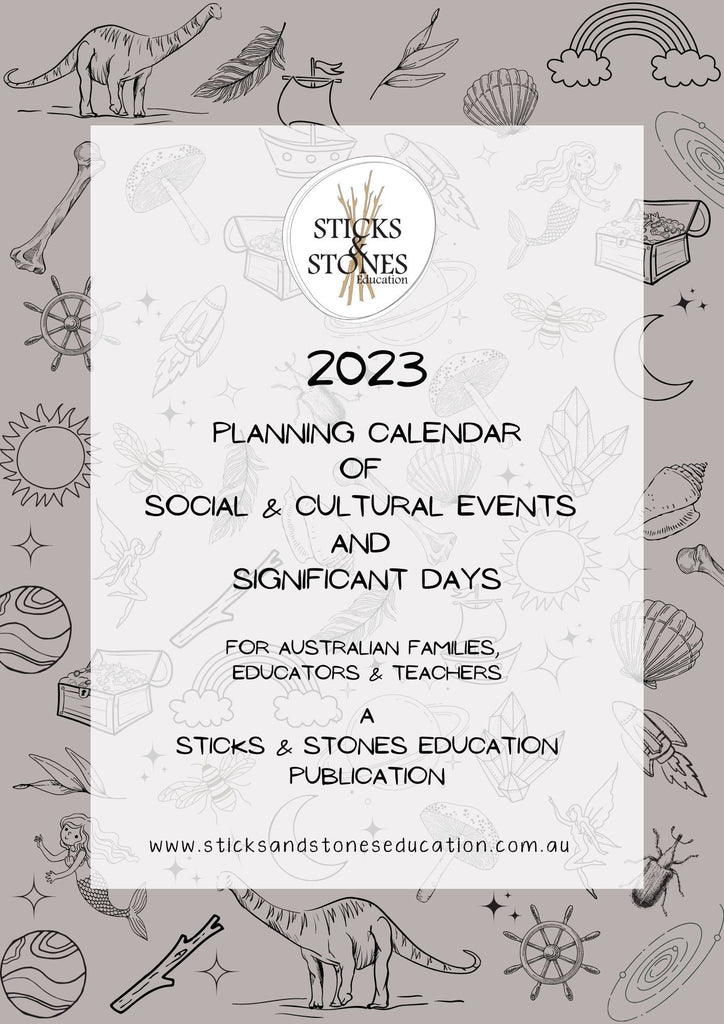 2024 Printable Calendar of Significant Days Sticks & Stones Education