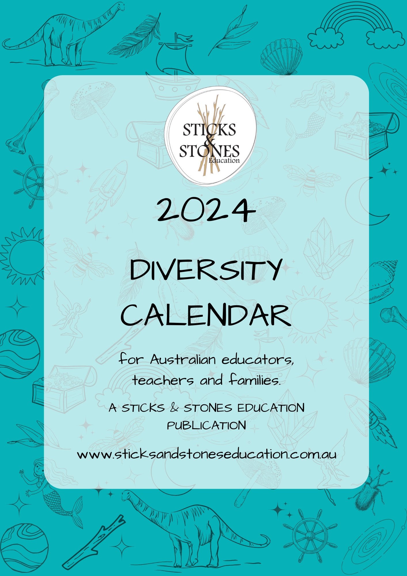 2024 Printable Diversity Calendar Sticks & Stones Education