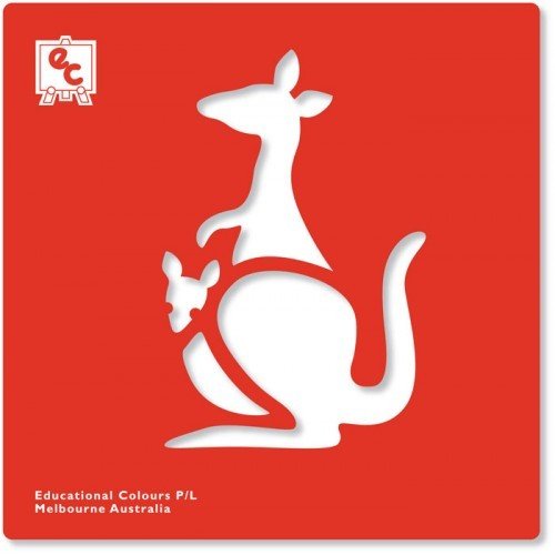 Australian Animals Stencil (1) – Set of 6 - Educational Colours - Sticks & Stones Education