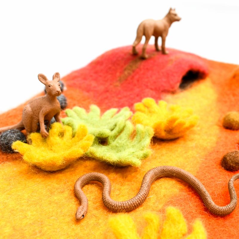 Australian Outback Felt Playscape || Tara Treasures - Tara Treasures - Sticks & Stones Education