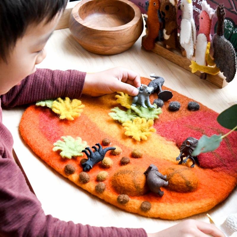 Australian Outback Felt Playscape || Tara Treasures - Tara Treasures - Sticks & Stones Education