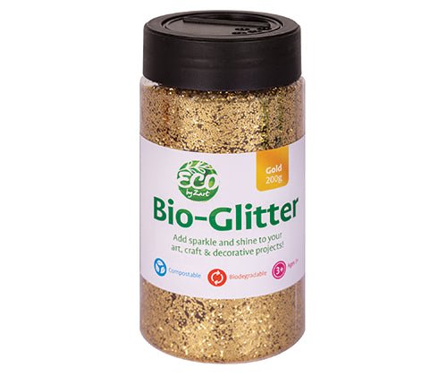 Bio Glitter || Gold - 200g - Zart Art - Sticks & Stones Education