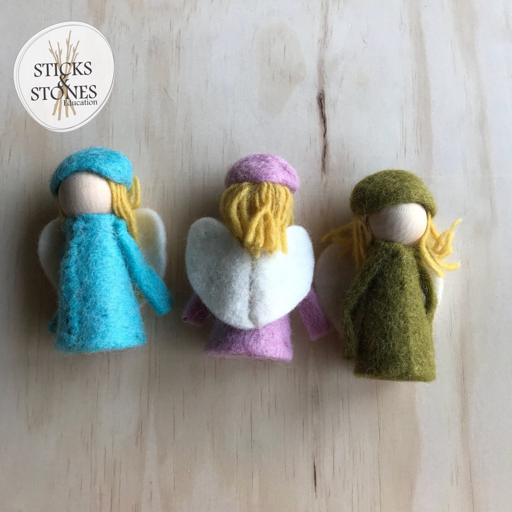 Bright Elves - Set of 6 - Papoose Toys - Sticks & Stones Education