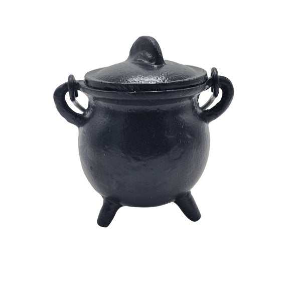 Cast Iron Cauldron with Lid - Sticks & Stones Education - Sticks & Stones Education