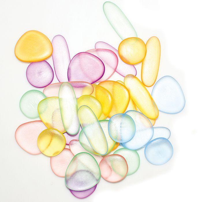 Clear Junior Rainbow Pebbles - EdX Education - Sticks & Stones Education