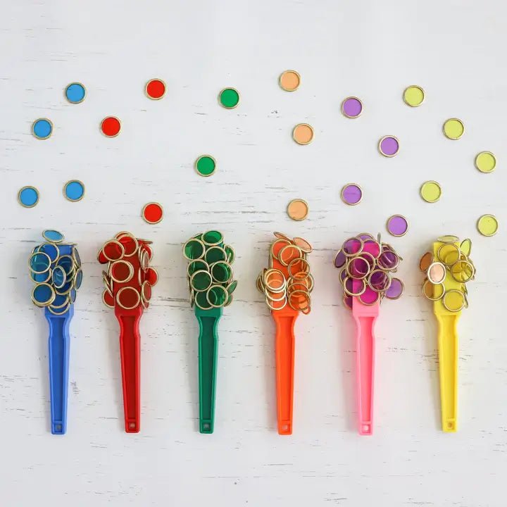 Coloured Magnetic Wand - Learn & Grow Toys - Sticks & Stones Education