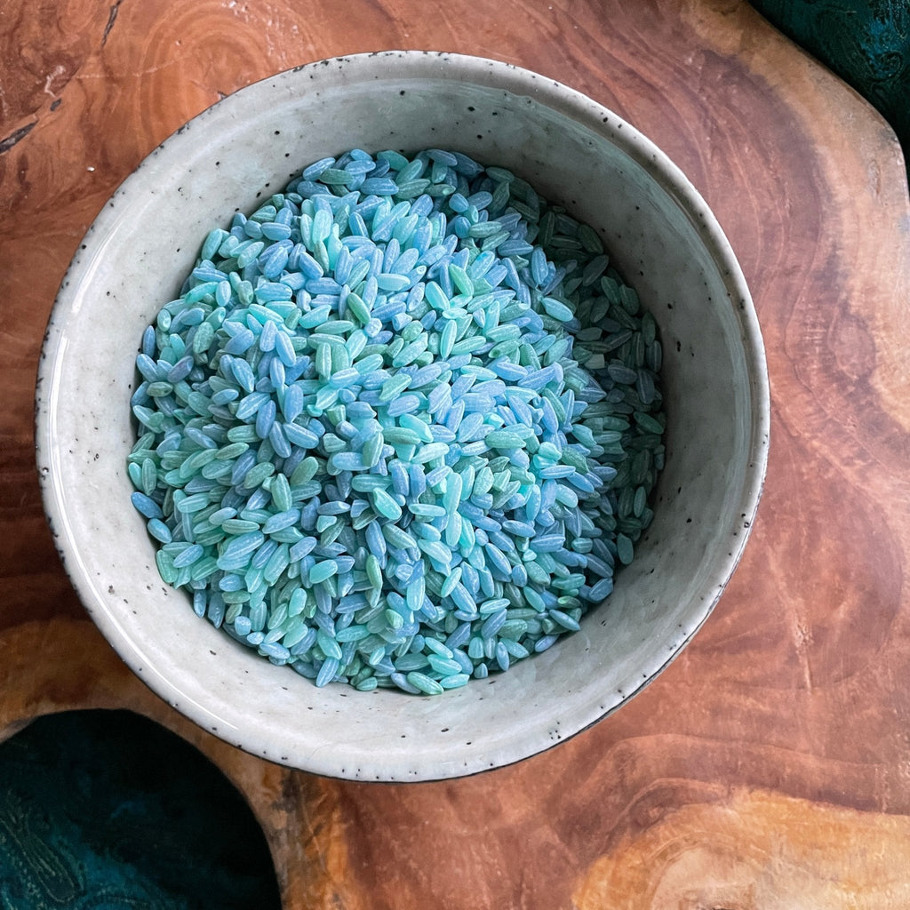Earth Themed Colourful Sensory Rice