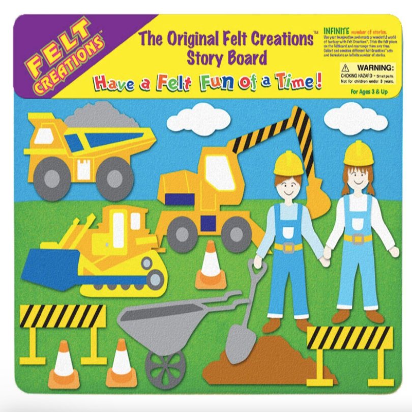 Construction Site StoryBoard Kit || Felt Creations - Felt Creations - Sticks & Stones Education