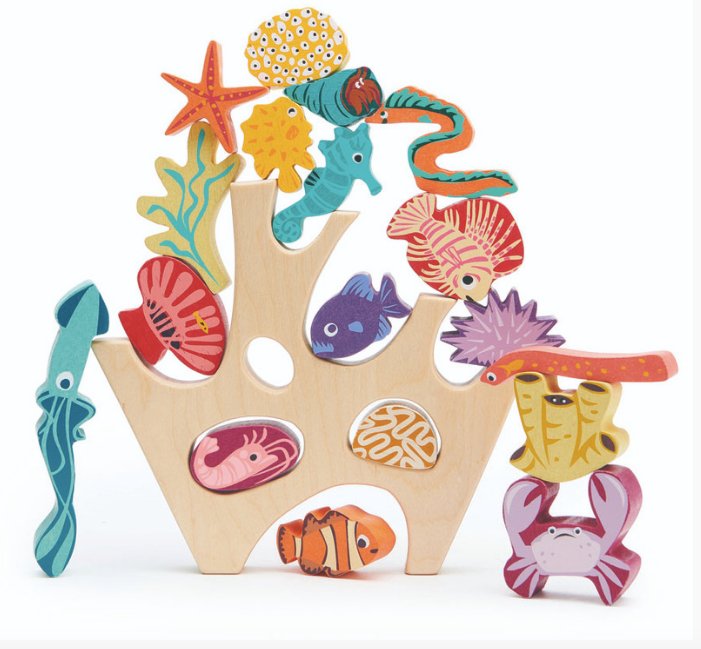 Coral Reef Stacker || Tender Leaf Toys - Tender Leaf Toys - Sticks & Stones Education
