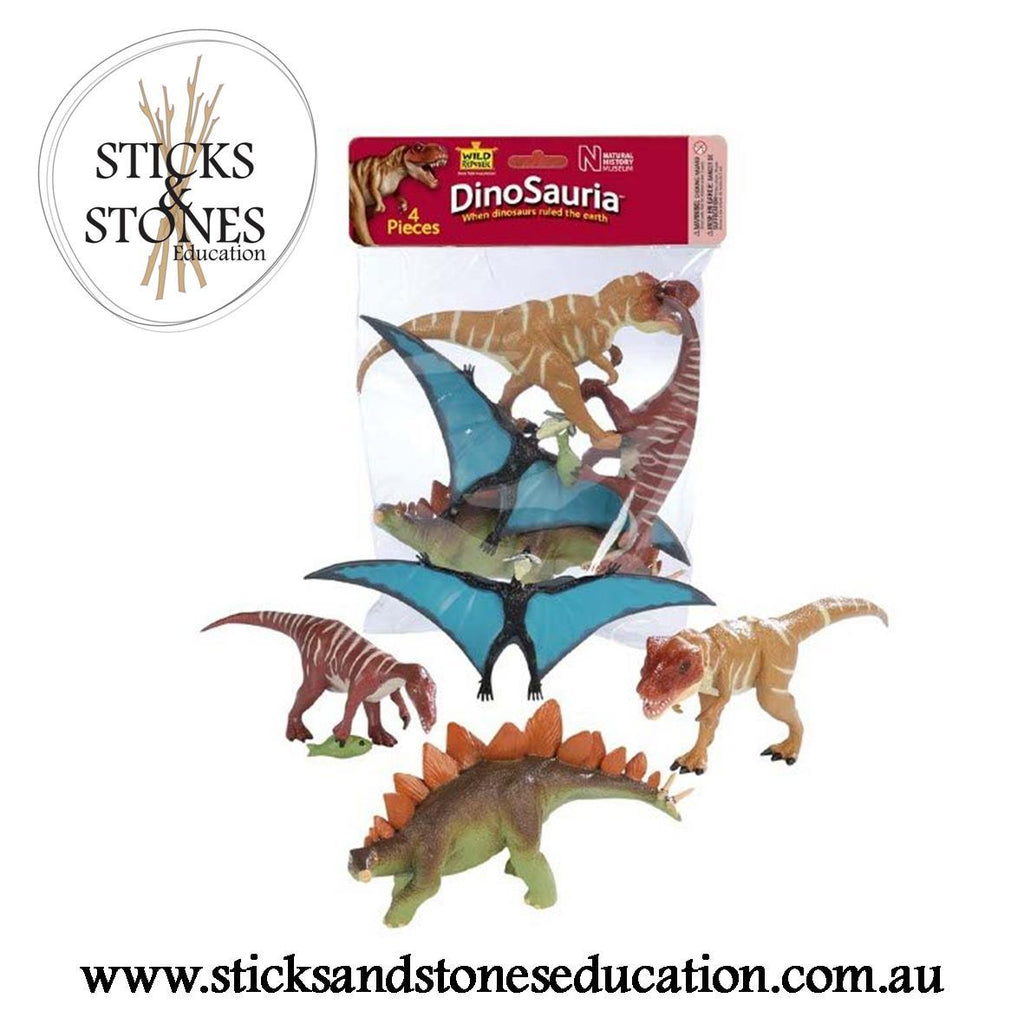 Dinosaur Polybag (Set 1) || Wild Republic - Wild Republic - Sticks & Stones Education