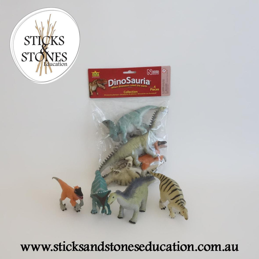 Dinosaur Polybag Set 2 || Wild Republic - Wild Republic - Sticks & Stones Education