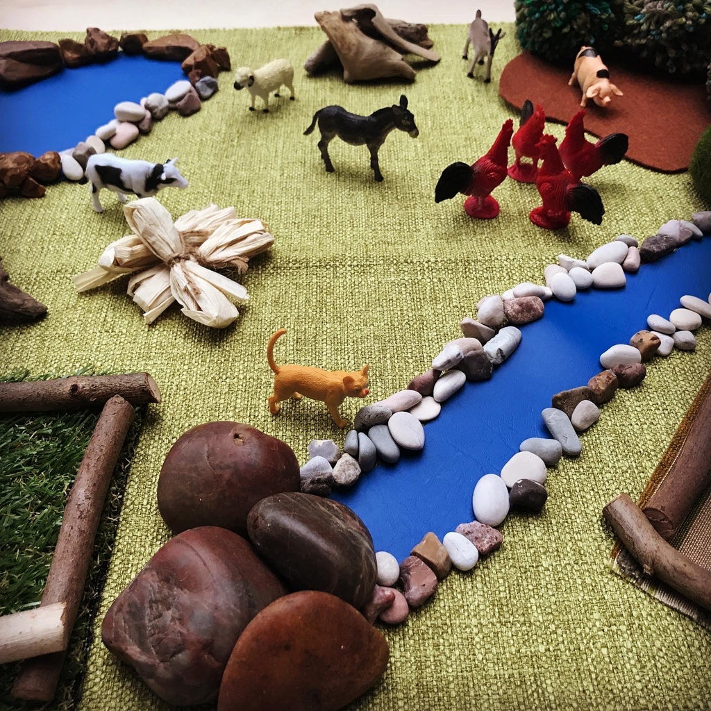 Down on the Farm || Small World Play Set - Sticks & Stones Education - Sticks & Stones Education