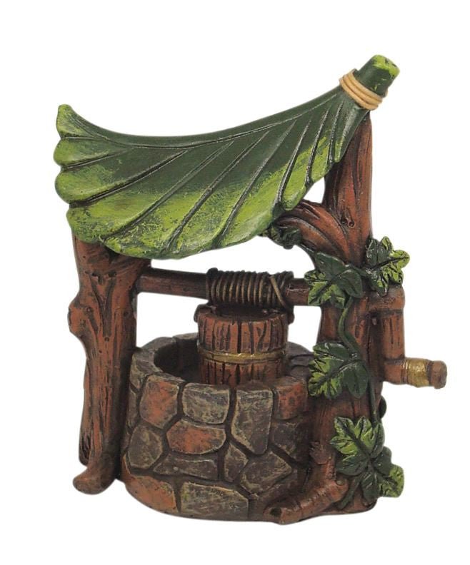 Fairy Garden Leaf Wishing Well - Sticks & Stones Education - Sticks & Stones Education