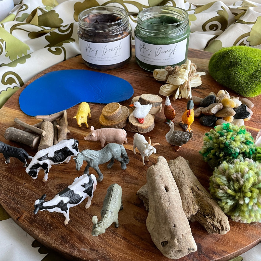 Farm Play Dough Kit - Sticks & Stones Education - Sticks & Stones Education