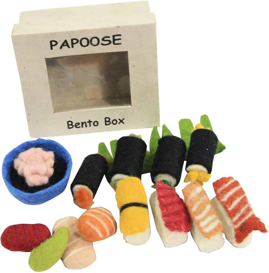 Felt Sushi Bento Box || Papoose Toys - Papoose Toys - Sticks & Stones Education