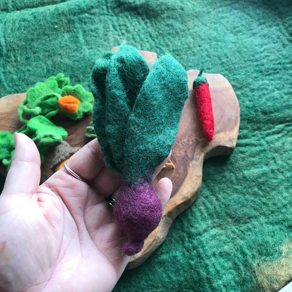 Felt Vegetable Box || Papoose Toys - Papoose Toys - Sticks & Stones Education