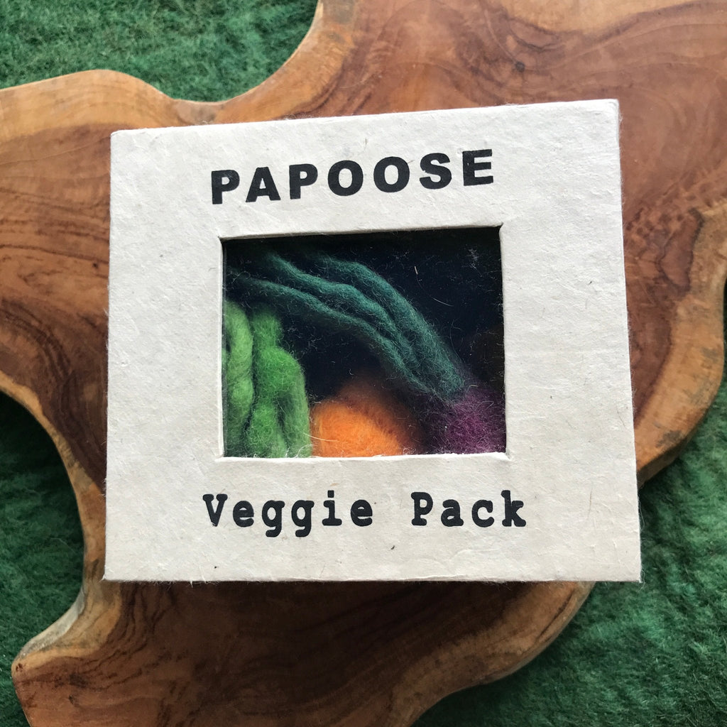 Felt Vegetable Box || Papoose Toys - Papoose Toys - Sticks & Stones Education