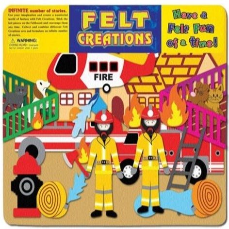 Fire Engine StoryBoard Kit || Felt Creations - Felt Creations - Sticks & Stones Education
