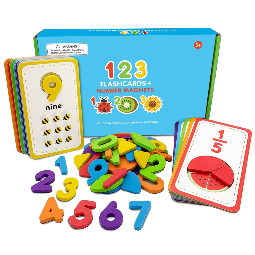 Flashcards and 123 Magnetic Numbers || Curious Columbus - Curious Columbus - Sticks & Stones Education