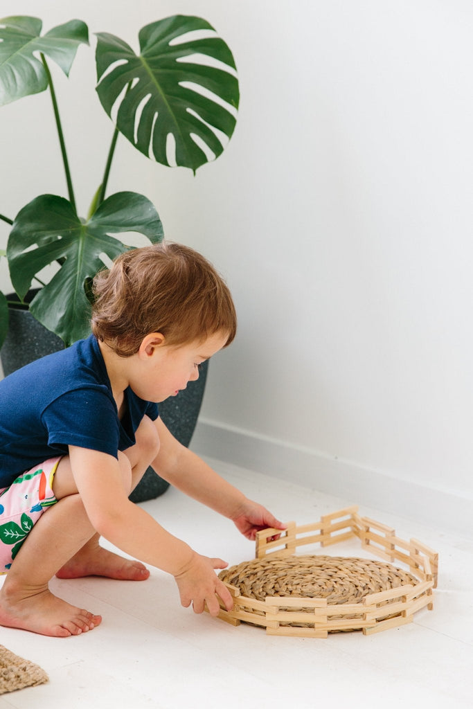 Folding Wooden Fences - Set of 4 - The Freckled Frog - Sticks & Stones Education