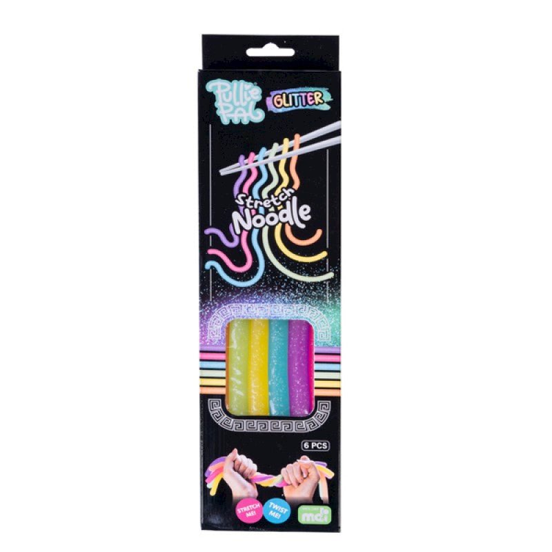 Glitter Stretchy Noodles - Pullie Pals - Sticks & Stones Education