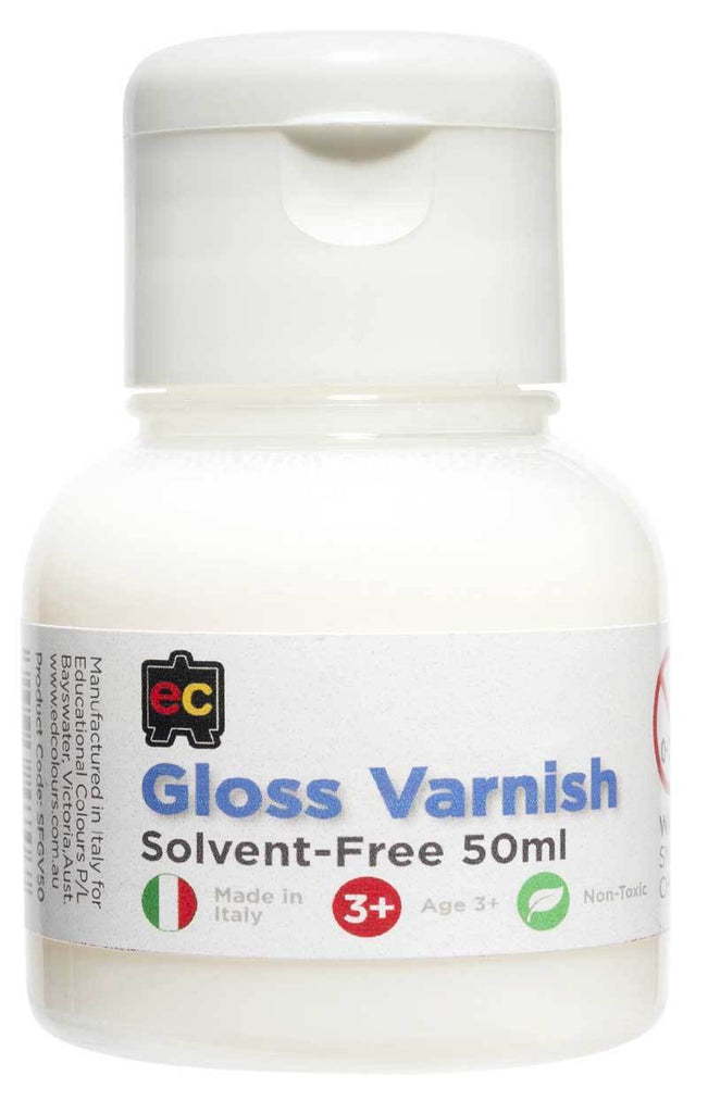 Gloss Varnish for Clay - Educational Colours - Sticks & Stones Education