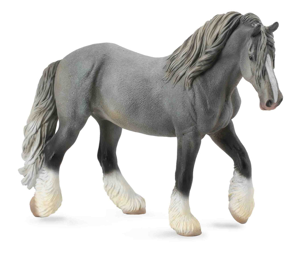 Grey Shire Horse Mare || CollectA - CollectA - Sticks & Stones Education