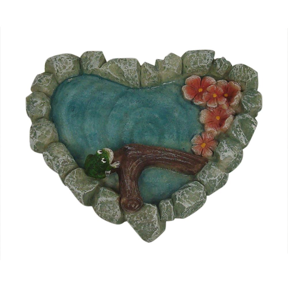 Heart Shaped Fairy Garden Pond - Sticks & Stones Education - Sticks & Stones Education