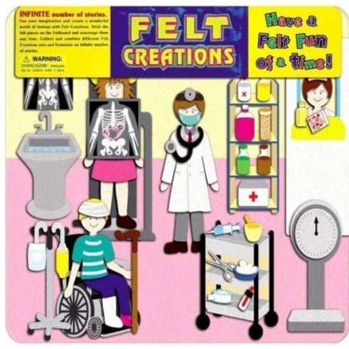 Hospital StoryBoard Kit || Felt Creations - Felt Creations - Sticks & Stones Education