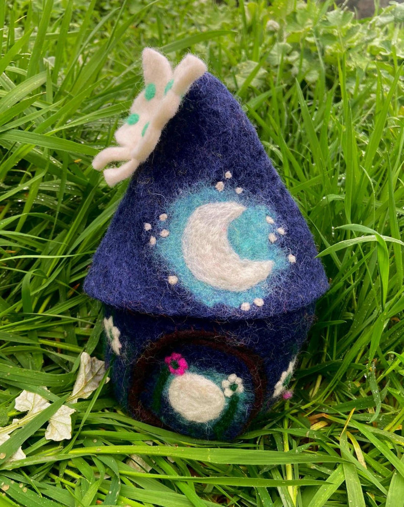 Luna Moon Felt Fairy Home - Himalayan Felt Co. - Sticks & Stones Education