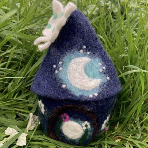 Luna Moon Felt Fairy Home - Himalayan Felt Co. - Sticks & Stones Education