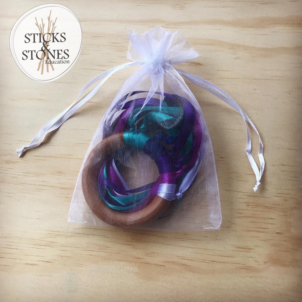 Mermaid Tail Dancing Ribbon Ring - Sticks & Stones Education - Sticks & Stones Education