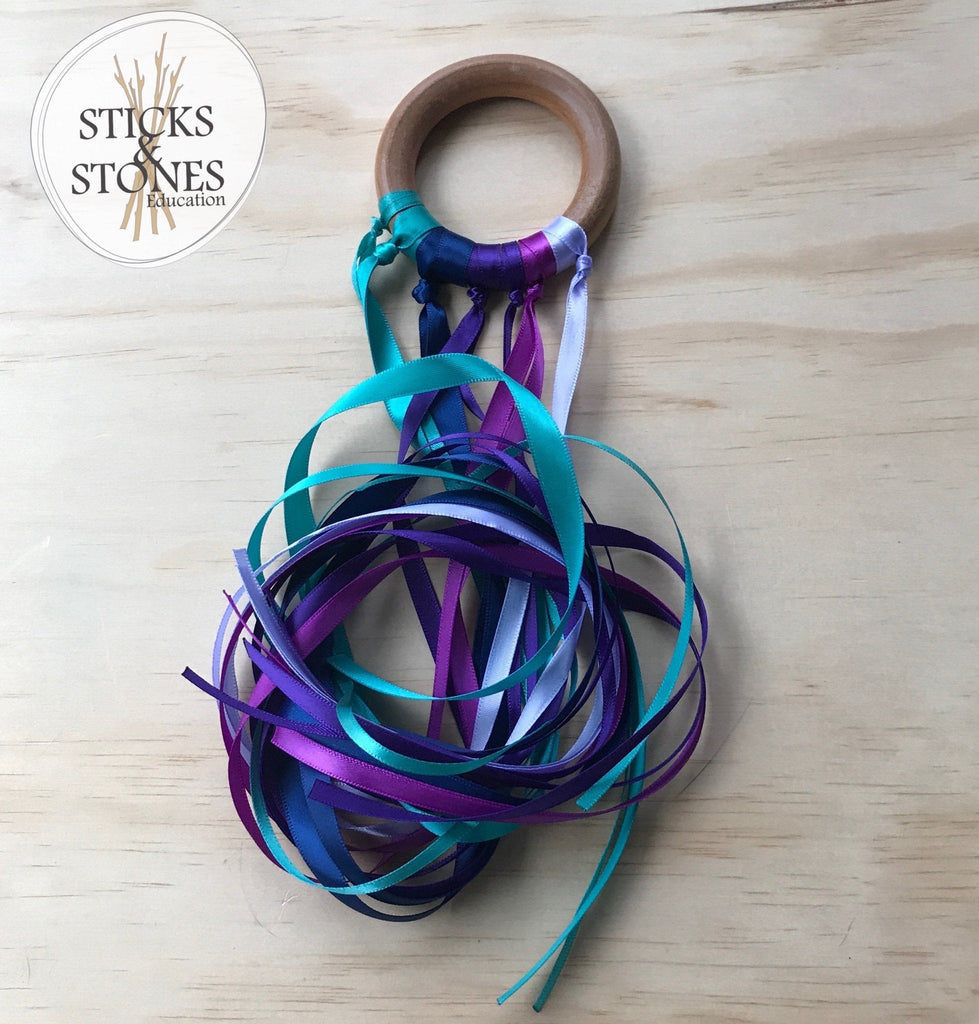 Mermaid Tail Dancing Ribbon Ring - Sticks & Stones Education - Sticks & Stones Education