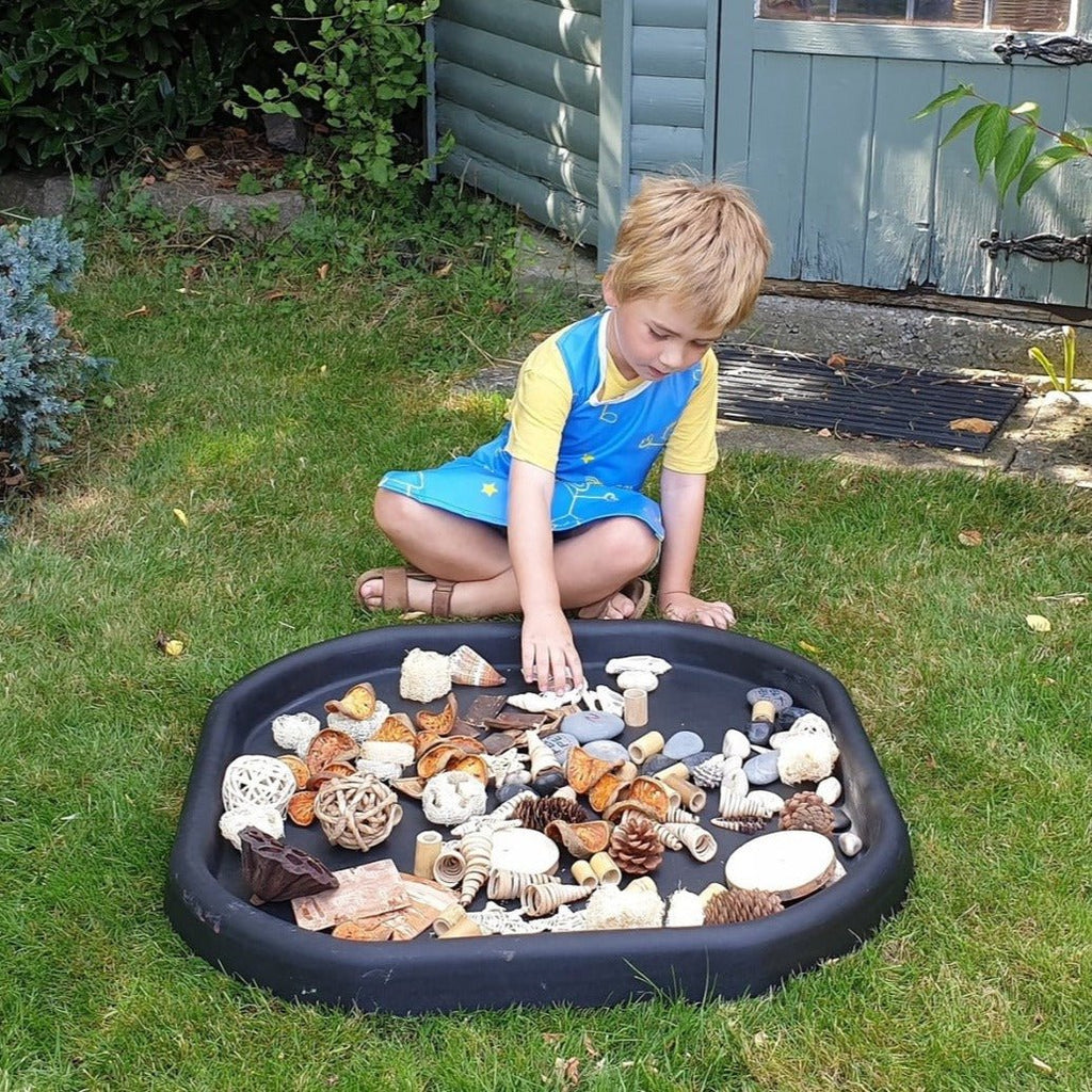 Mini Tuff Tray - Black - Billy Kidz - Sticks & Stones Education