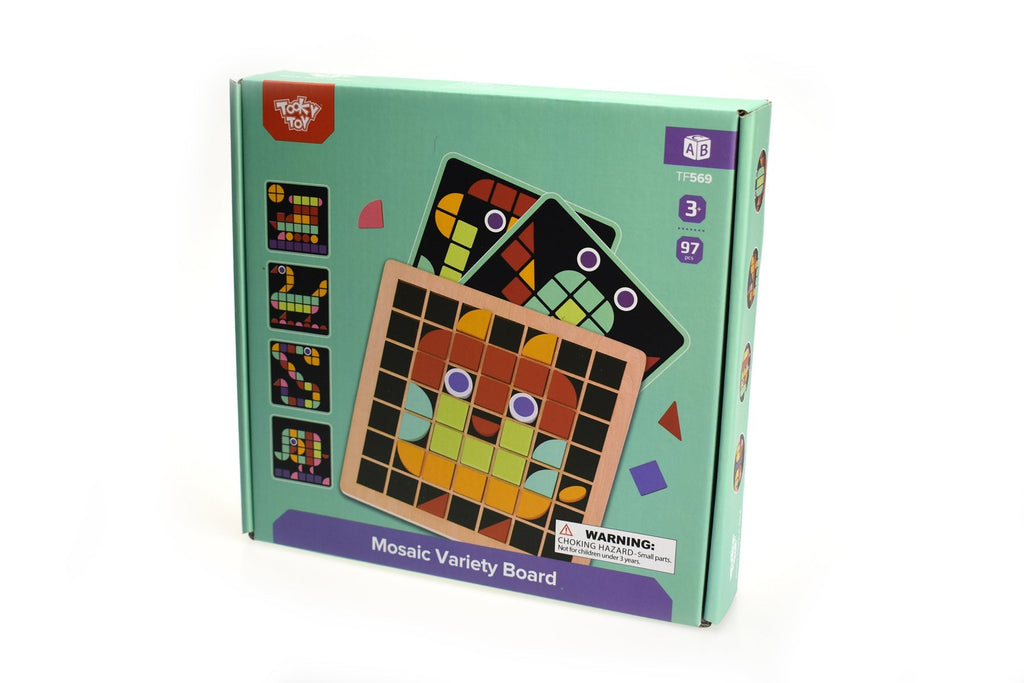 Mosaic Variety Board Game - Tooky Toy - Sticks & Stones Education