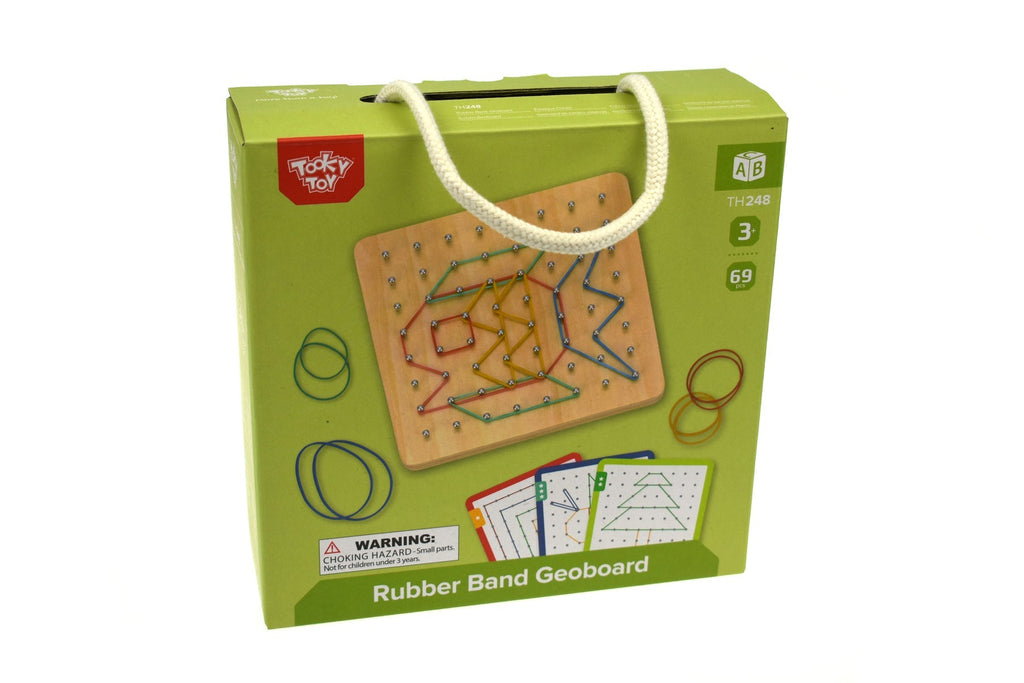 Rubber Band Geoboard - Tooky Toy - Sticks & Stones Education