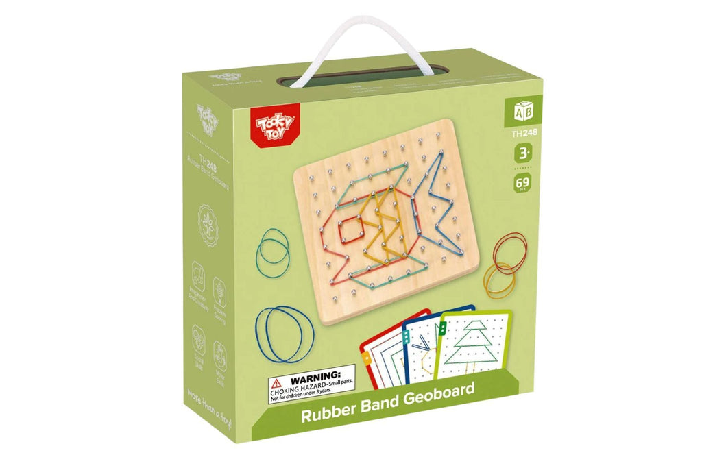 Rubber Band Geoboard - Tooky Toy - Sticks & Stones Education