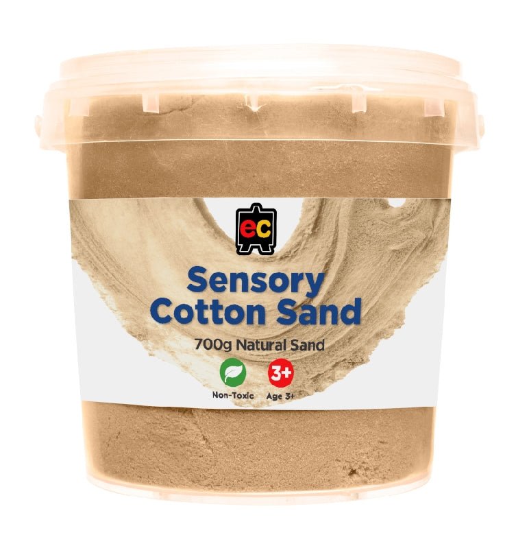 Sensory Cotton Sand 700g - Natural - Educational Colours - Sticks & Stones Education