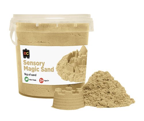 Sensory Magic Sand in Natural - 1kg - Educational Colours - Sticks & Stones Education