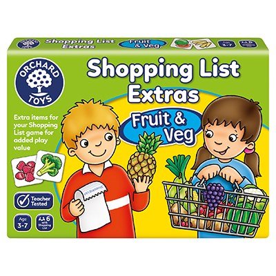 Shopping List Game Extras - Fruit & Veg || Orchard Toys - Orchard Toys - Sticks & Stones Education